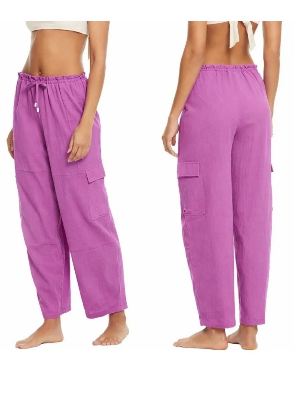 NWT Sanctuary
Women's Barrel-Leg Cover-Up Cargo Pants